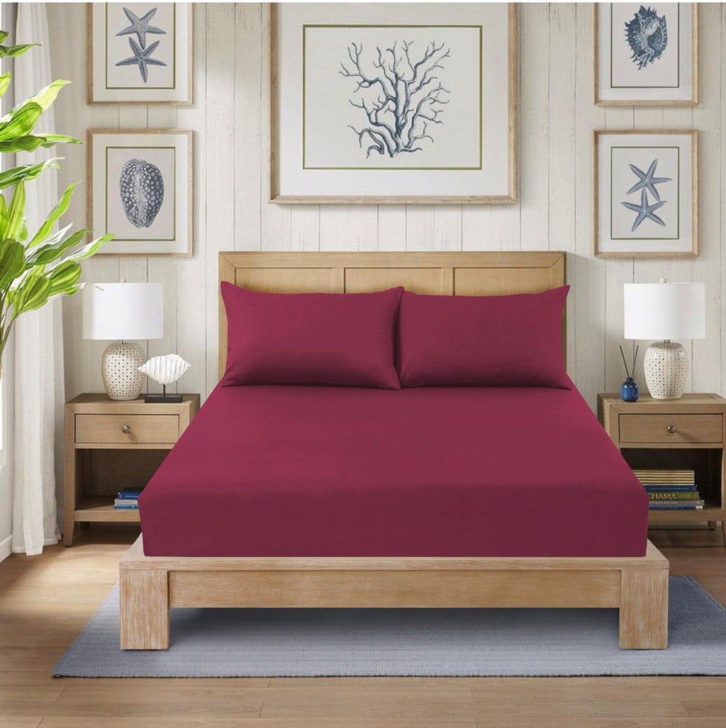 Hadi London 25cm Deep Fitted Sheet | Soft Microfibre Bed Sheet