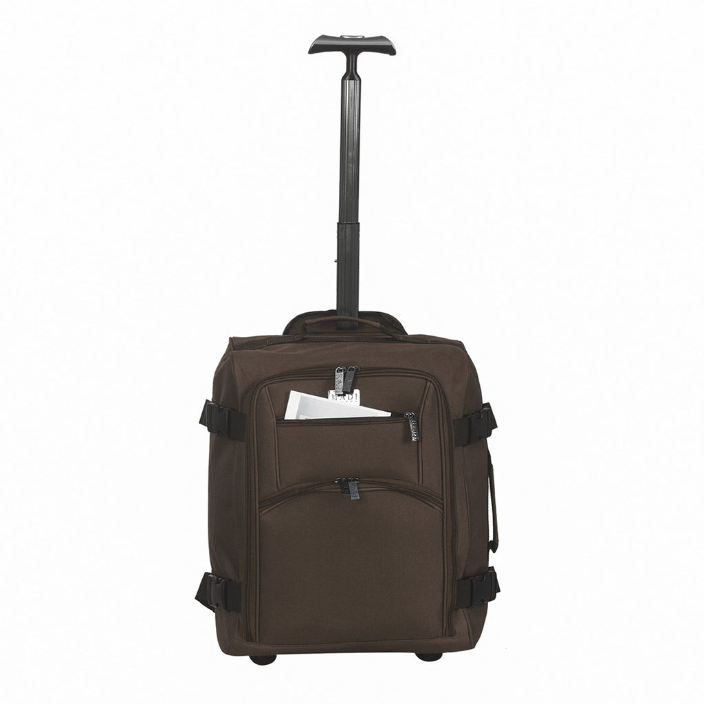 Hadi London 35L Cabin Luggage Trolley Bag – Lightweight Carry On Travel Suitcase 50 × 35 × 20 cm