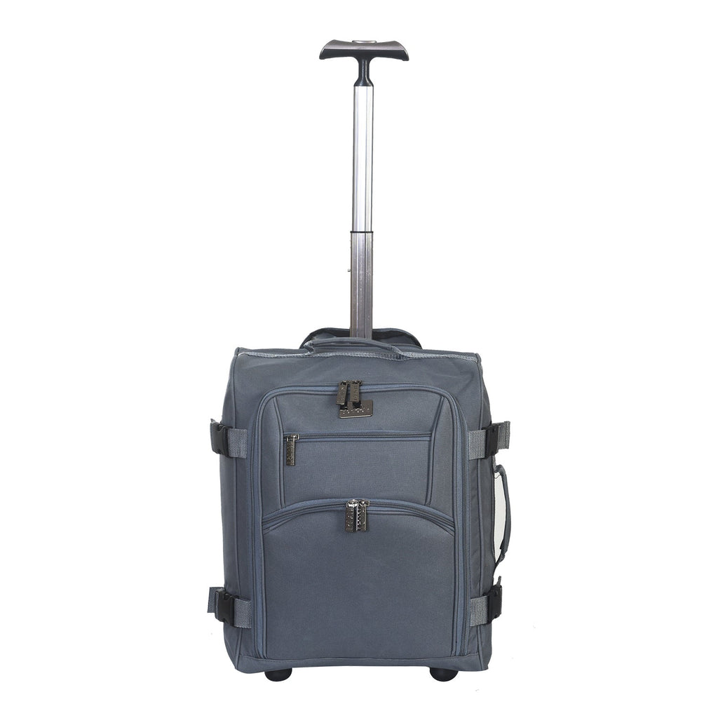 Hadi London 35L Cabin Luggage Trolley Bag – Lightweight Carry On Travel Suitcase 50 × 35 × 20 cm
