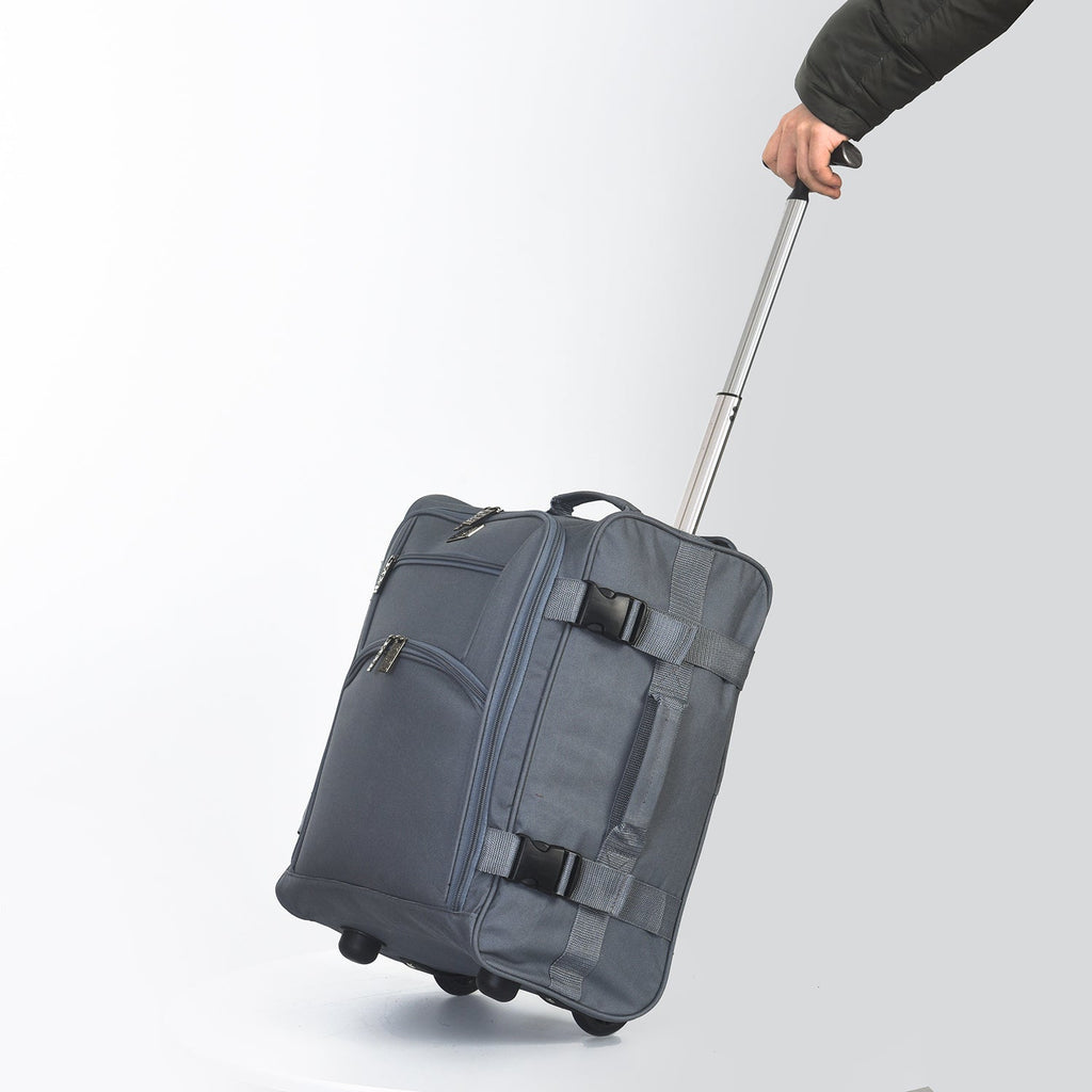 Hadi London 35L Cabin Luggage Trolley Bag – Lightweight Carry On Travel Suitcase 50 × 35 × 20 cm