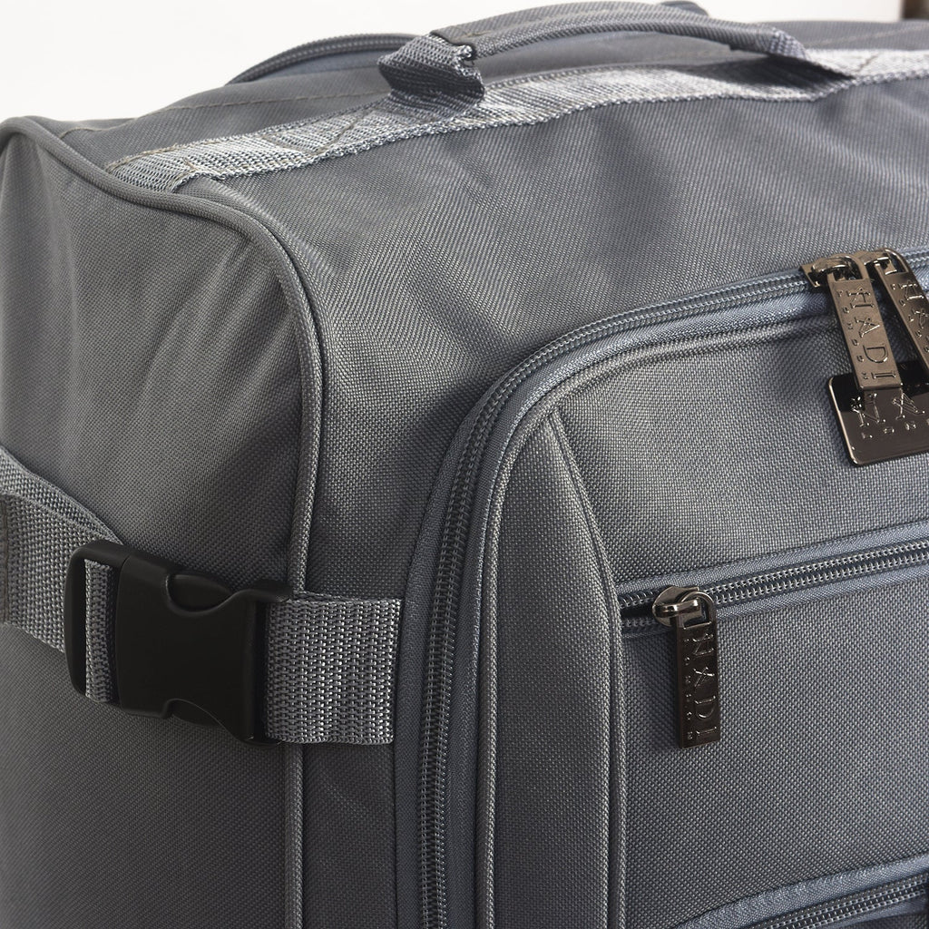 Hadi London 35L Cabin Luggage Trolley Bag – Lightweight Carry On Travel Suitcase 50 × 35 × 20 cm