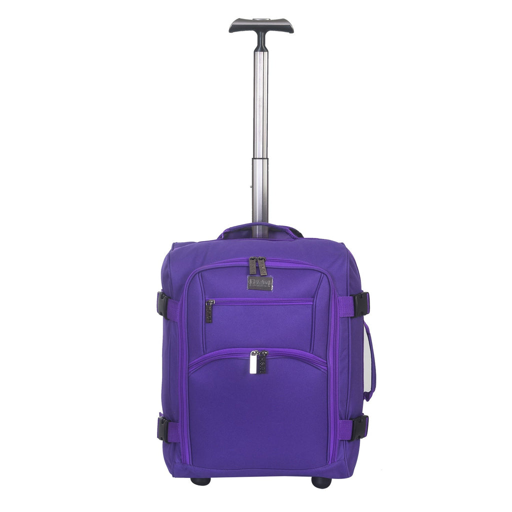Hadi London 35L Cabin Luggage Trolley Bag – Lightweight Carry On Travel Suitcase 50 × 35 × 20 cm