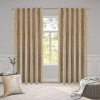 Luxury Crushed Velvet Eyelet Curtains Pair | Thermal Textured Window Curtains for Living Room & Bedroom