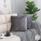 HADI LONDON Crushed Velvet Cushion Covers Pack of 2 – Soft Luxury Square Covers for Sofa & Bed | 17x17 to 24x24