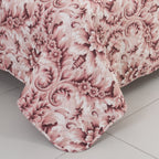 3 Piece Luxury Quilted Bedspread Set – Reversible Floral Patchwork Bedspread with Pillow Shams | Soft Microfibre Bed Throw for Double & King Size Beds