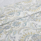 3 Piece Luxury Quilted Bedspread Set – Reversible Floral Patchwork Bedspread with Pillow Shams | Soft Microfibre Bed Throw for Double & King Size Beds