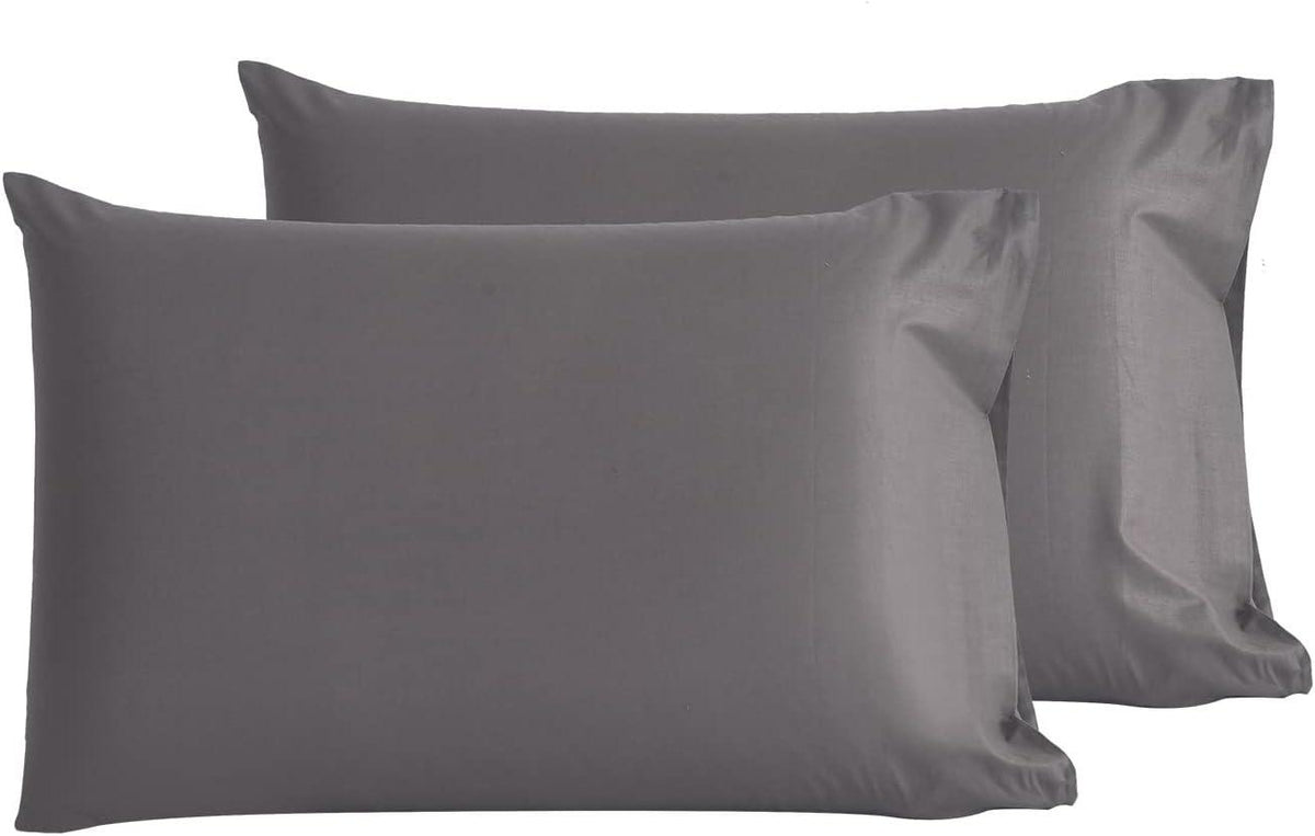 Premium Hotel Quality Cotton Pillowcases - 2 Pack, Soft & Breathable, 50x75 cm