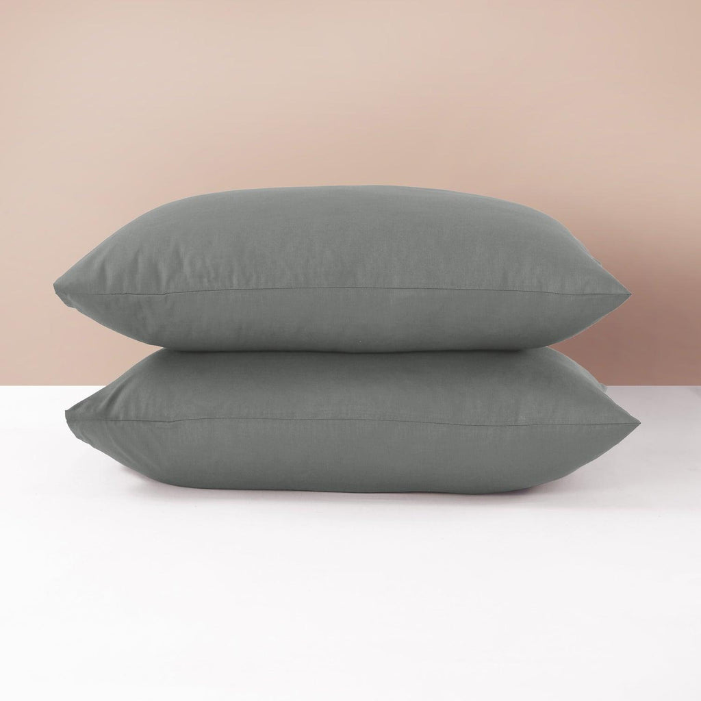 2 Pack Anti-Allergy Pillowcase | Hotel Quality Soft & Supportive Bed Pillows for Side, Back & Front Sleepers