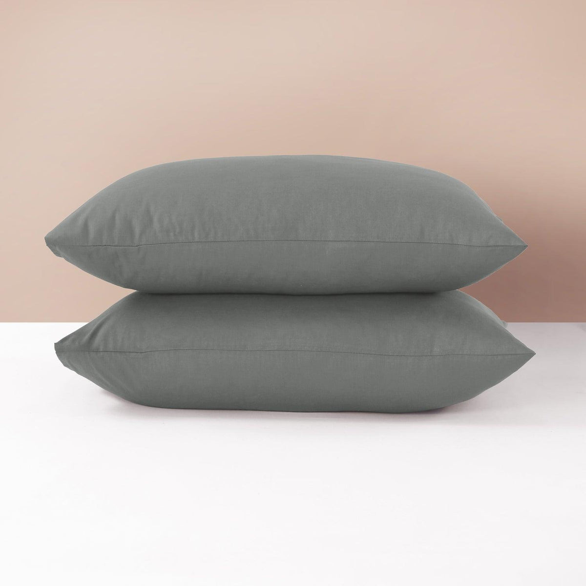 2 Pack Anti-Allergy Pillowcase | Hotel Quality Soft & Supportive Bed Pillows for Side, Back & Front Sleepers