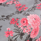 Hadi London Obsidian Marble 4 Piece Microfibre Bedding Set – Duvet Cover, Fitted Sheet & Pillowcases