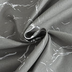 Hadi London Obsidian Marble 4 Piece Microfibre Bedding Set – Duvet Cover, Fitted Sheet & Pillowcases