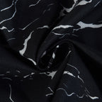 Hadi London Obsidian Marble 4 Piece Microfibre Bedding Set – Duvet Cover, Fitted Sheet & Pillowcases