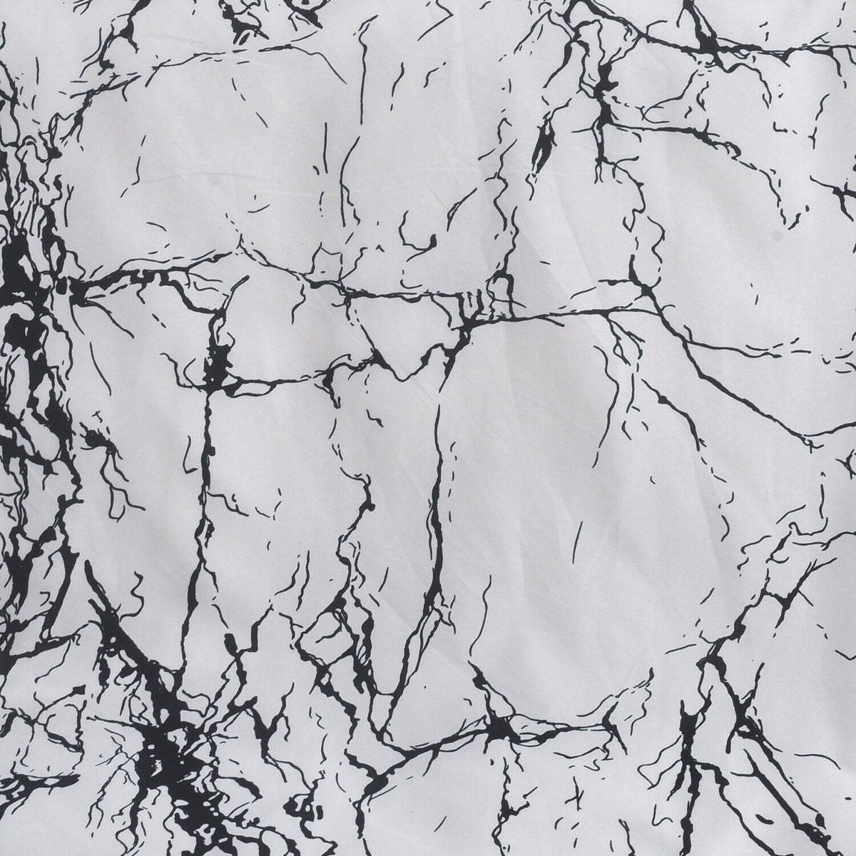 Hadi London Obsidian Marble 4 Piece Microfibre Bedding Set – Duvet Cover, Fitted Sheet & Pillowcases
