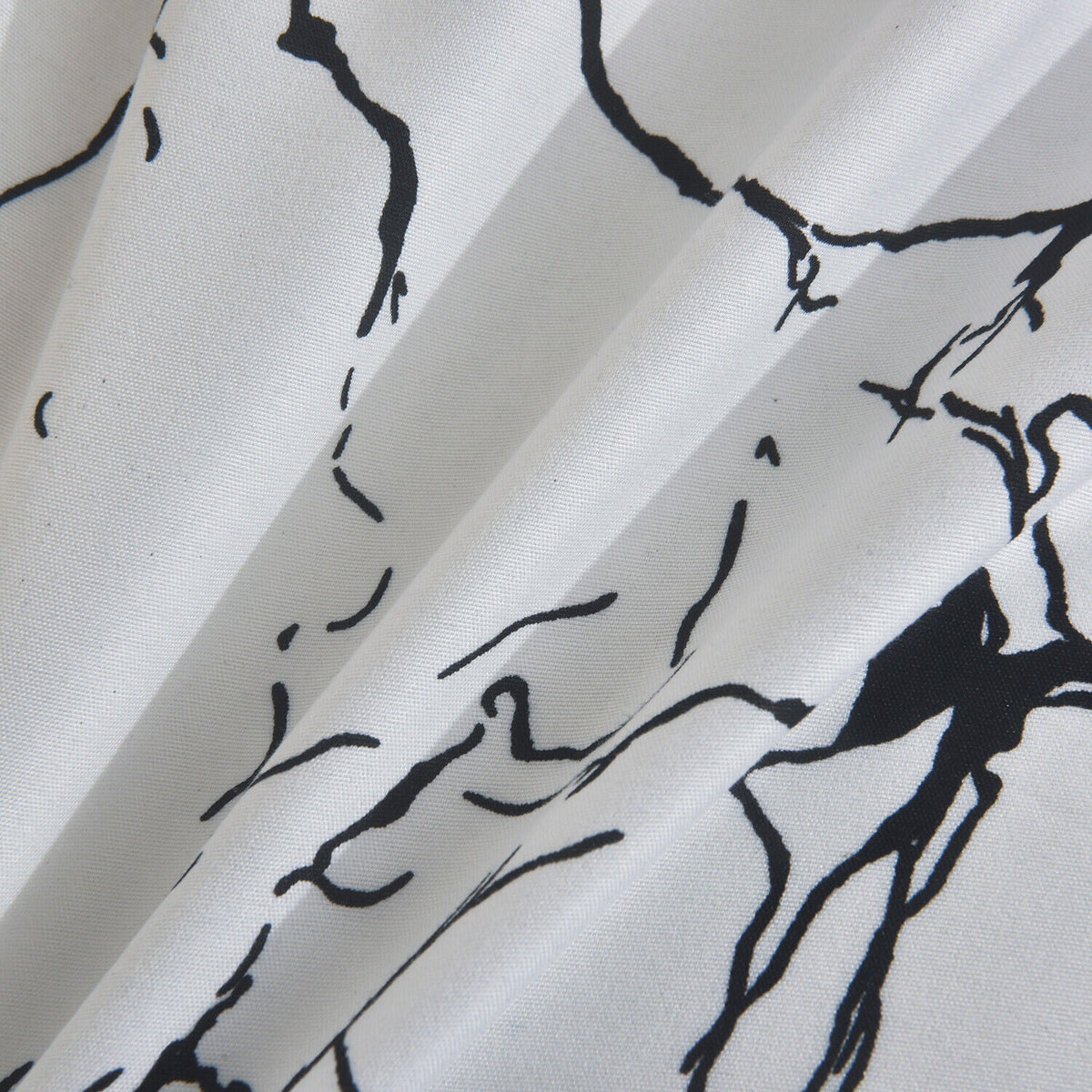 Hadi London Obsidian Marble 4 Piece Microfibre Bedding Set – Duvet Cover, Fitted Sheet & Pillowcases