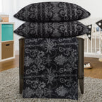 Hadi London 4 Piece Microfibre Bedding Set – Reversible Duvet Cover, Fitted Sheet & Pillowcases