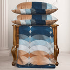 Hadi London 4 Piece Microfibre Bedding Set – Reversible Duvet Cover, Fitted Sheet & Pillowcases