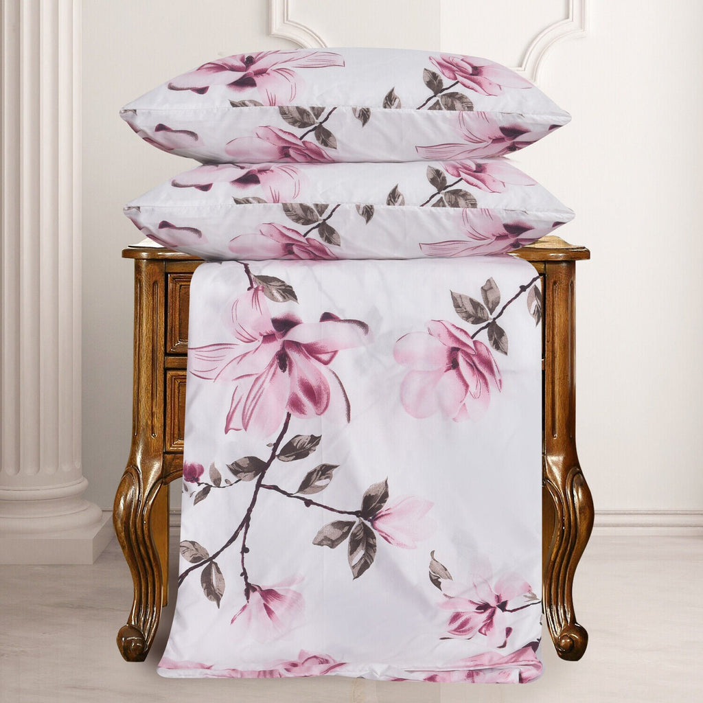Hadi London Obsidian Marble 4 Piece Microfibre Bedding Set – Duvet Cover, Fitted Sheet & Pillowcases