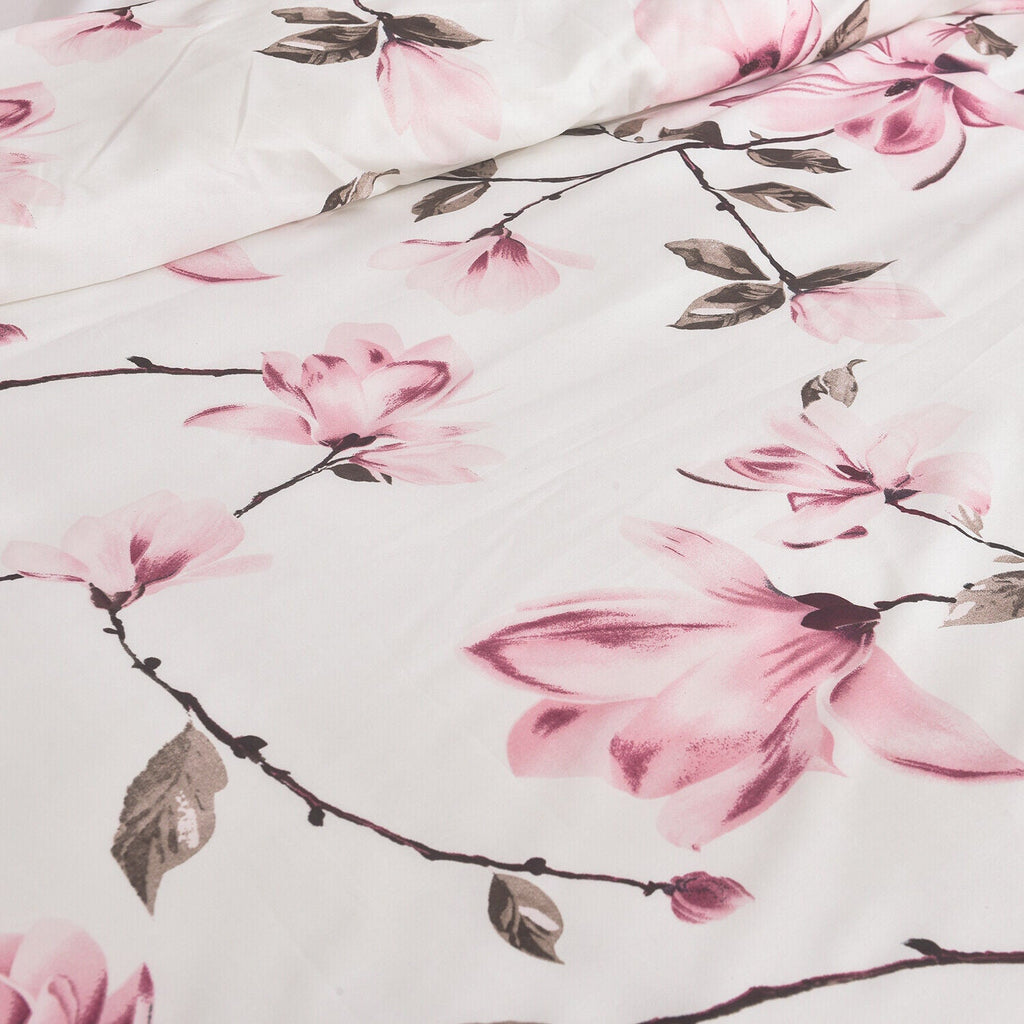 Hadi London Obsidian Marble 4 Piece Microfibre Bedding Set – Duvet Cover, Fitted Sheet & Pillowcases