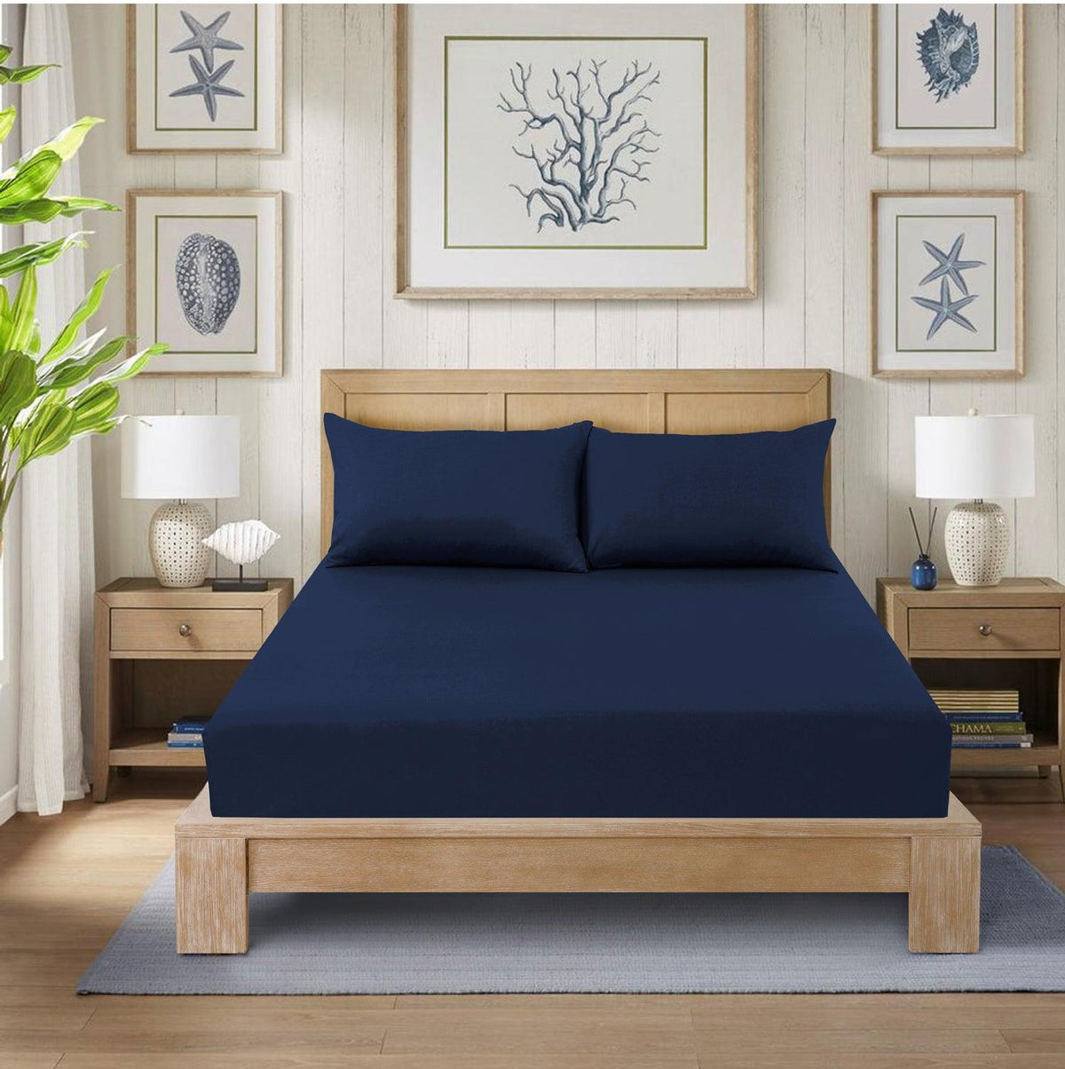Hadi London 25cm Deep Fitted Sheet | Soft Microfibre Bed Sheet