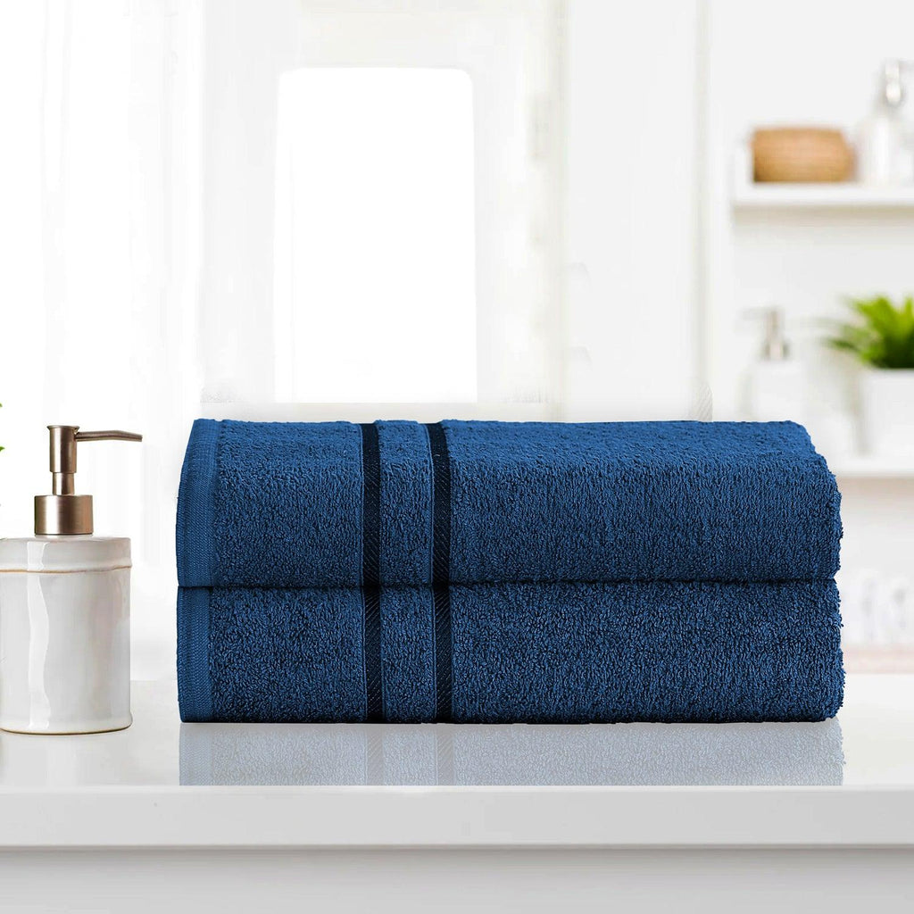 2 Pack Cotton Bath Sheets – Large Soft, Absorbent & Quick Dry Towels