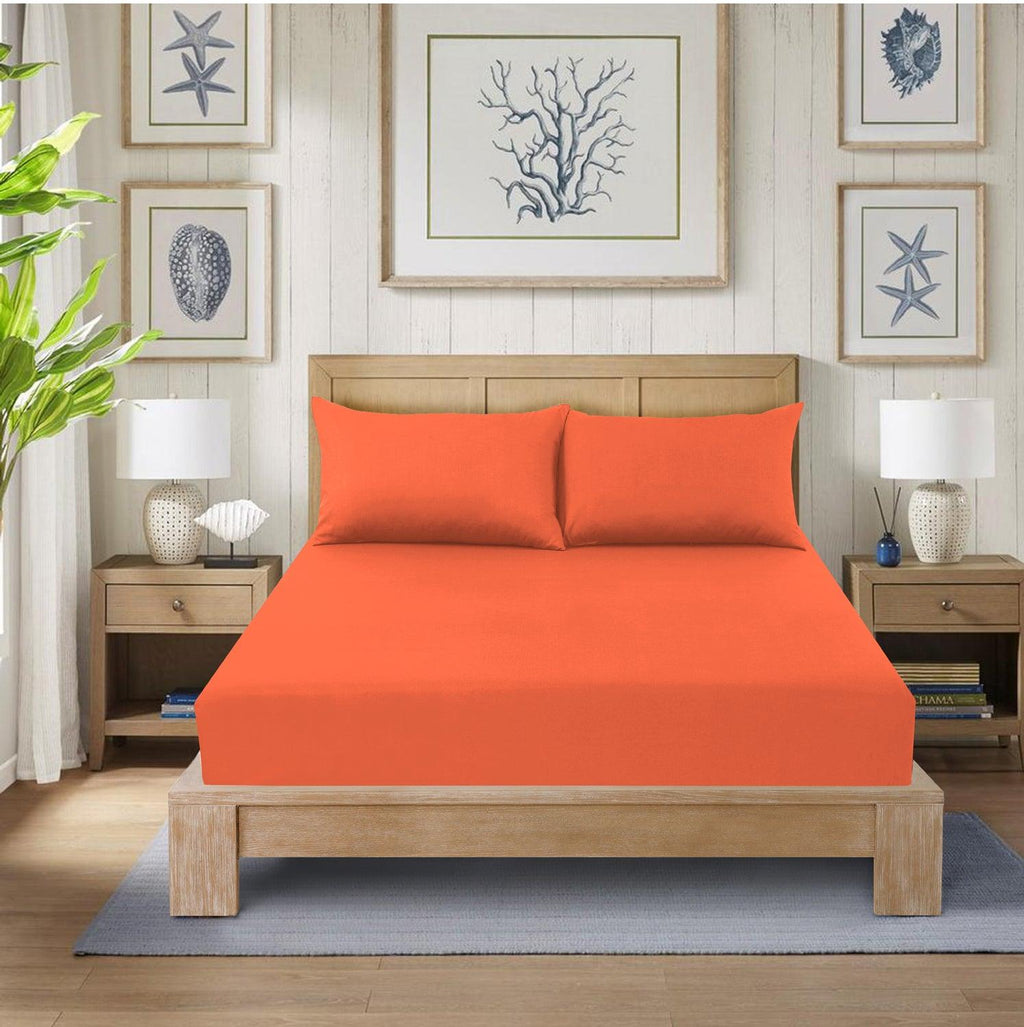 Extra Deep 40cm Fitted Sheet – Soft Polycotton Easy Care Mattress Sheet | Fade & Shrink Resistant