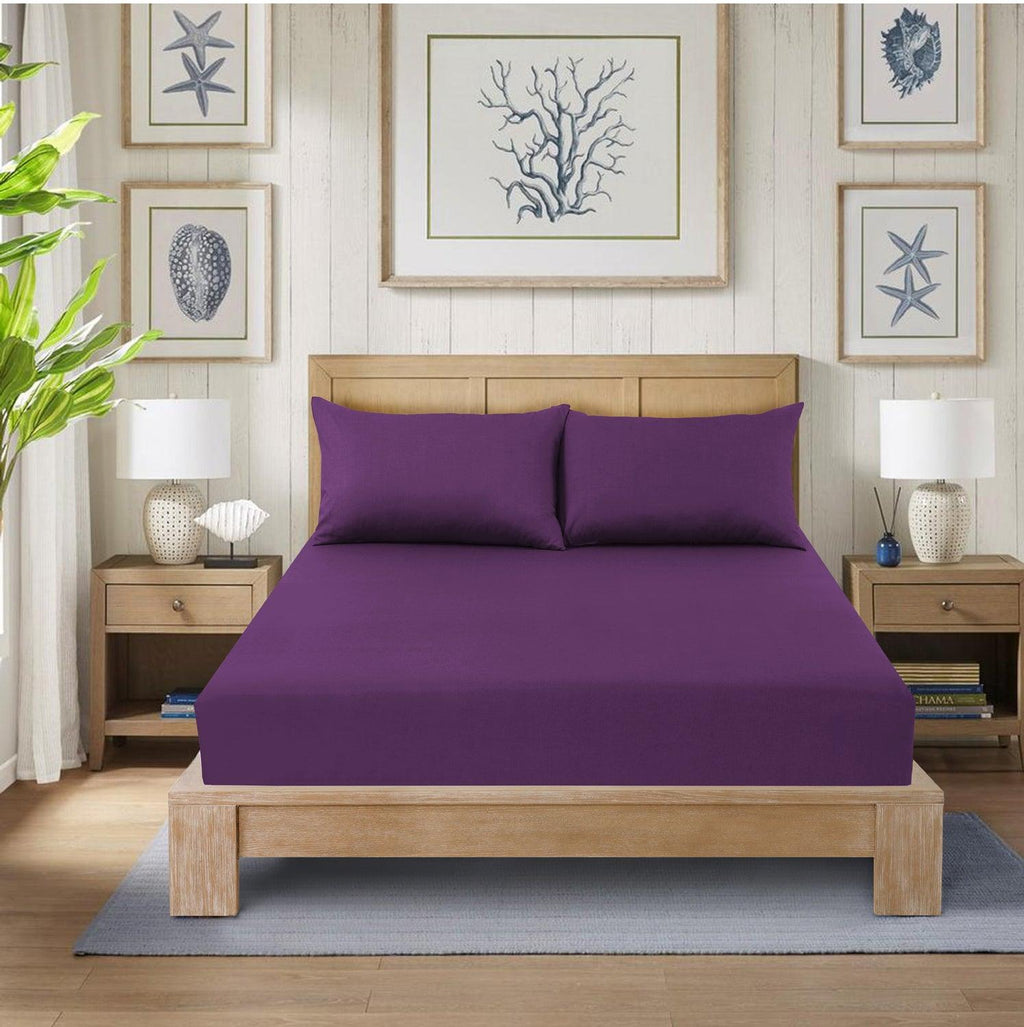 Hadi London 25cm Deep Fitted Sheet | Soft Microfibre Bed Sheet