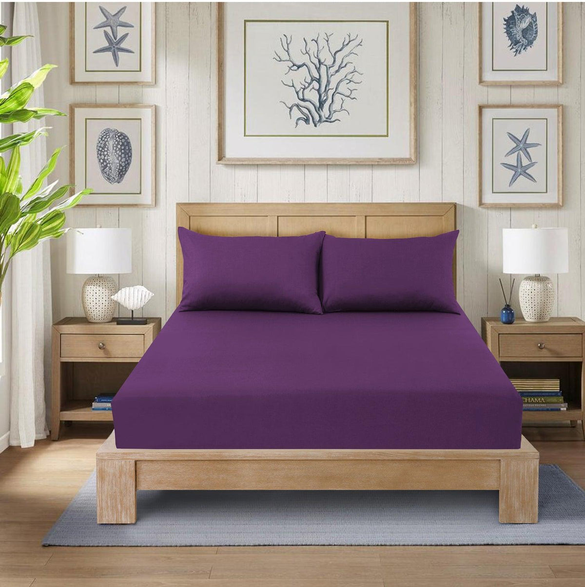 Hadi London 25cm Deep Fitted Sheet | Soft Microfibre Bed Sheet