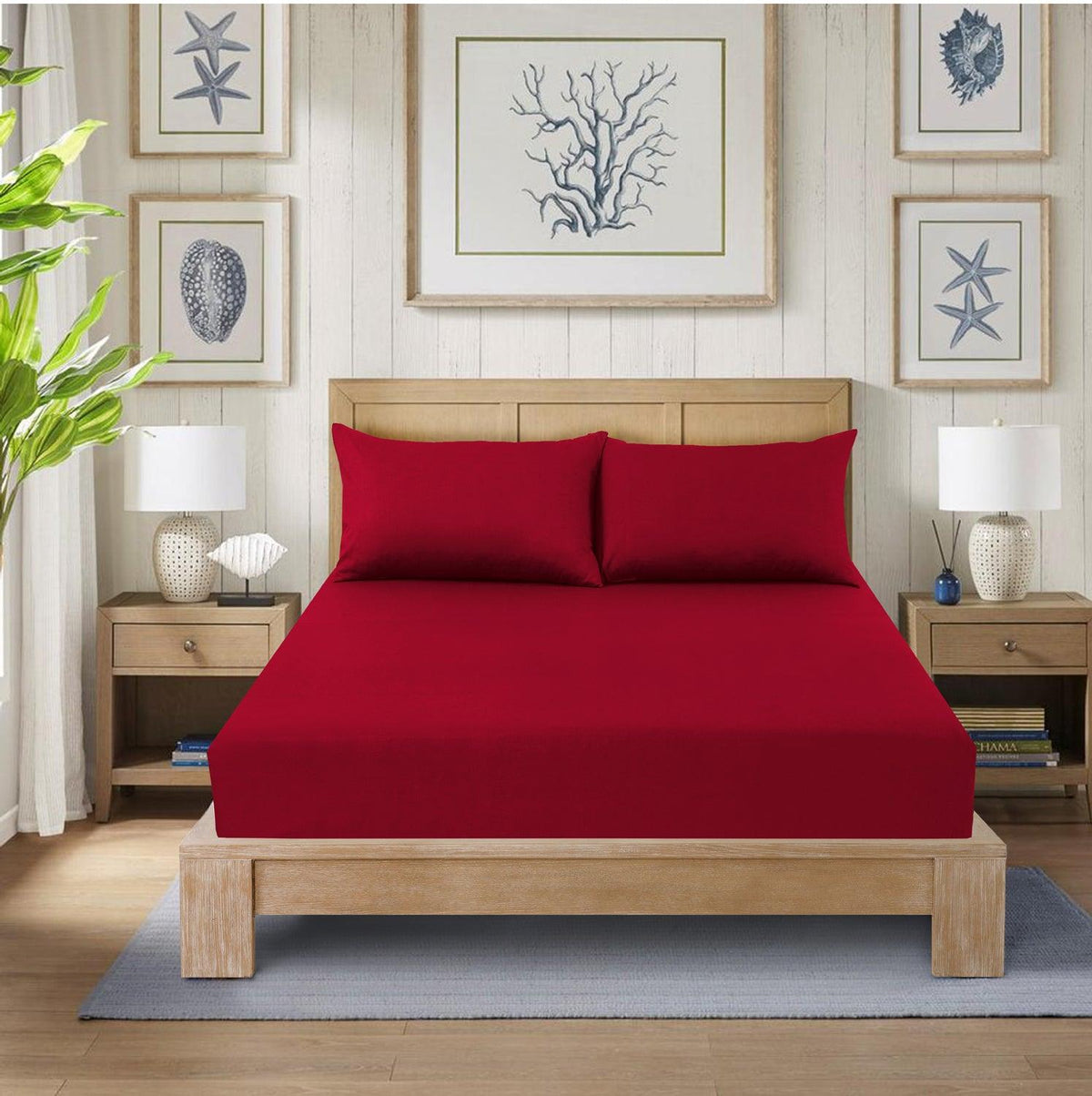 Hadi London 25cm Deep Fitted Sheet | Soft Microfibre Bed Sheet