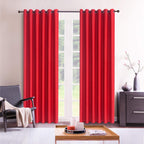 Blackout Curtains Pair, Thermal Insulated Eyelet Curtains for Bedroom & Living Room