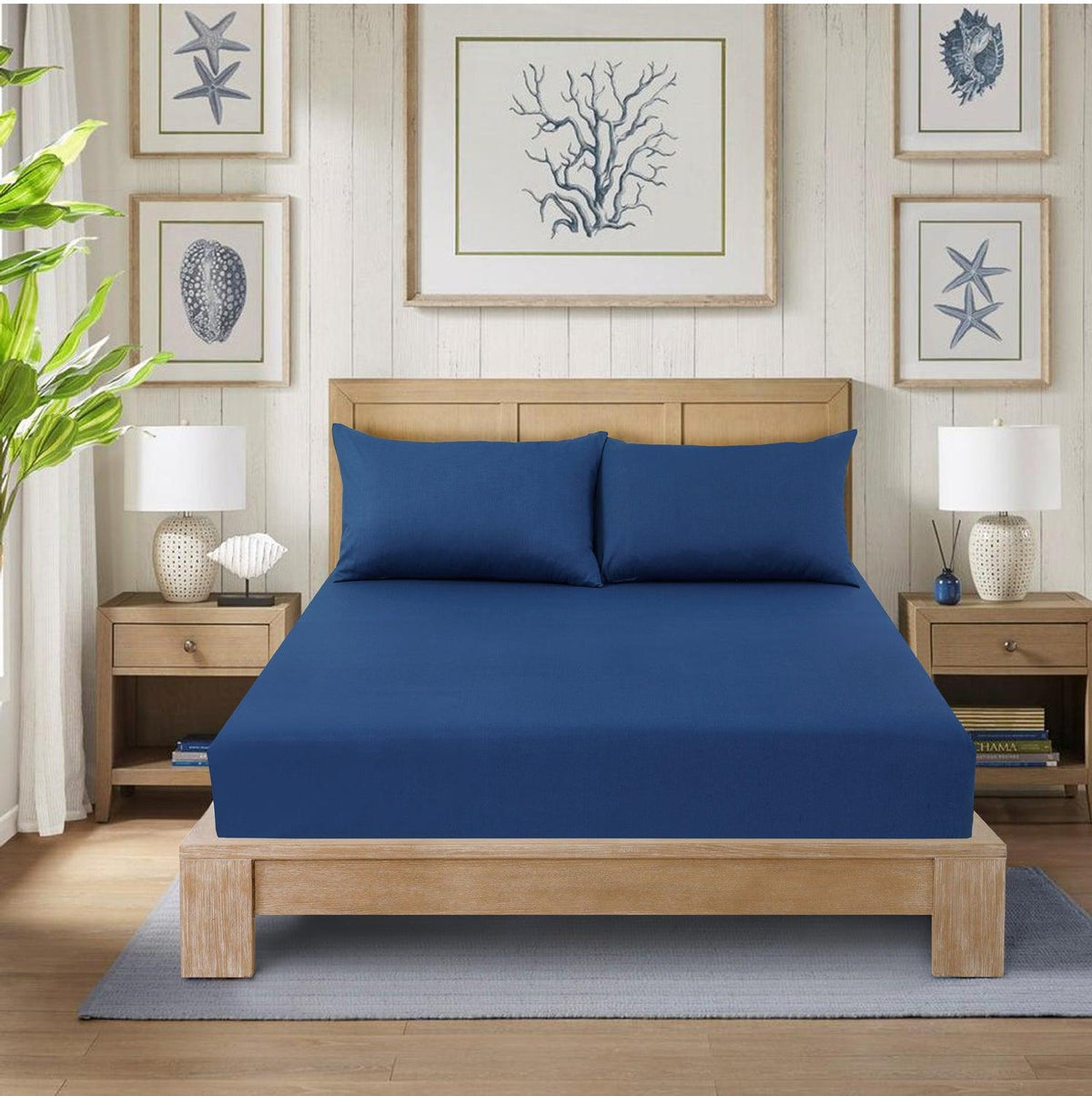 Hadi London 25cm Deep Fitted Sheet | Soft Microfibre Bed Sheet