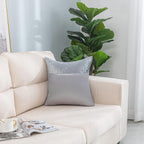 Crushed Velvet & Faux Satin Silk Cushion Covers – Pack of 2
