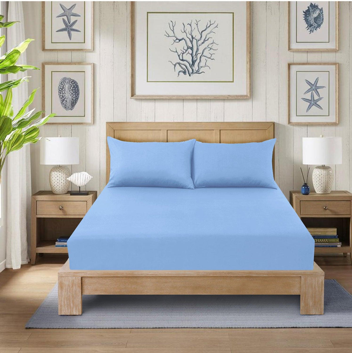 Hadi London 25cm Deep Fitted Sheet | Soft Microfibre Bed Sheet