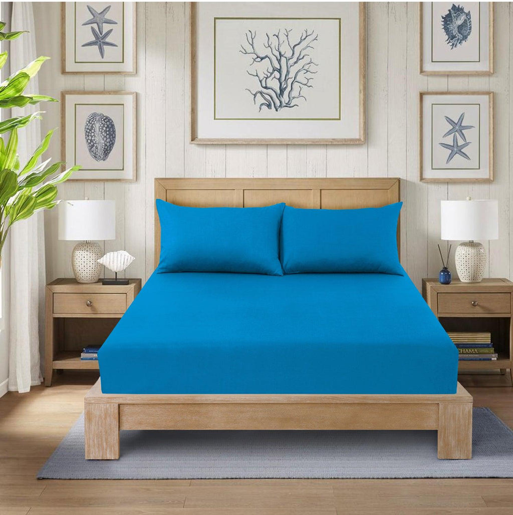 Hadi London 25cm Deep Fitted Sheet | Soft Microfibre Bed Sheet