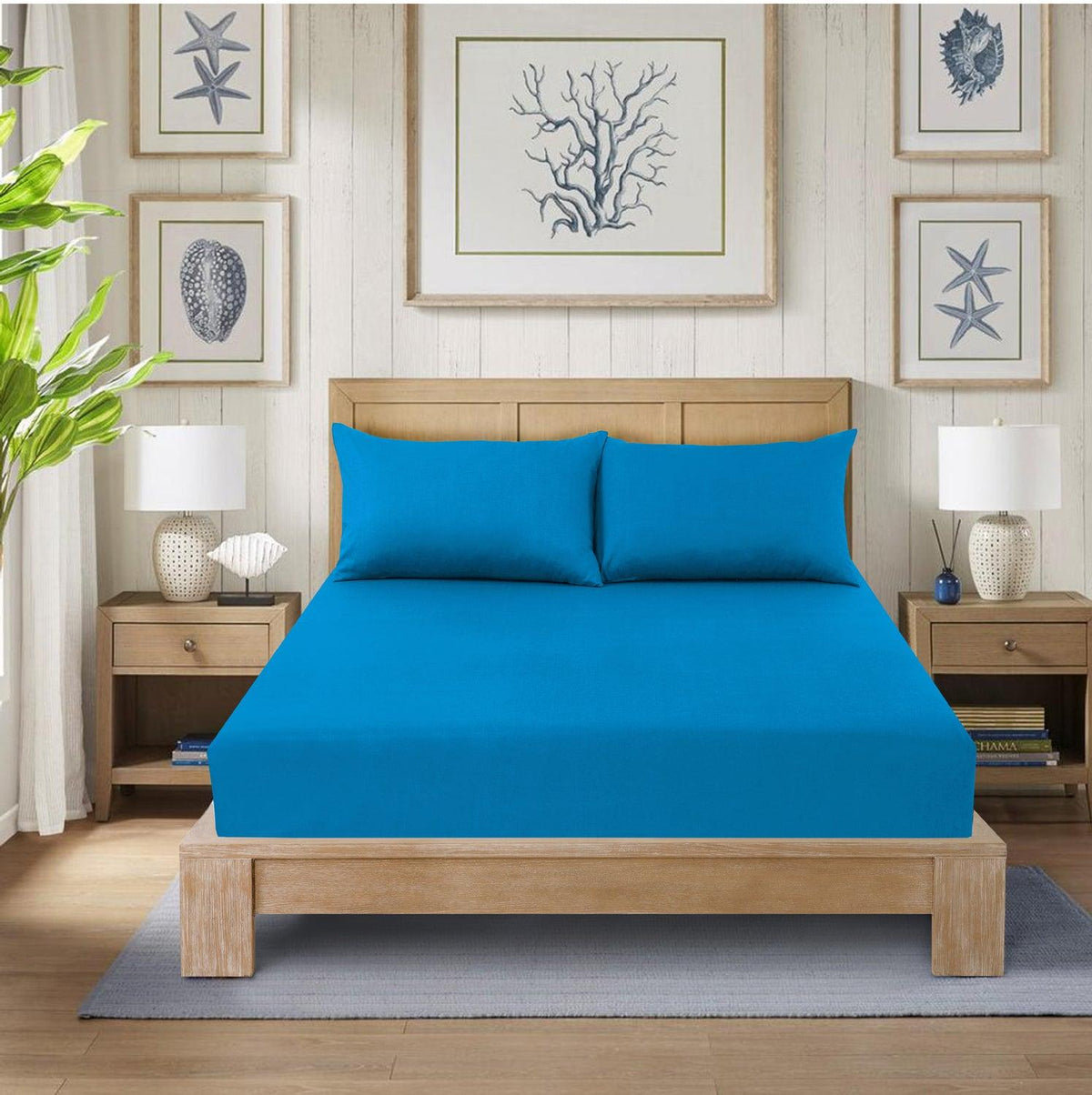Hadi London 25cm Deep Fitted Sheet | Soft Microfibre Bed Sheet