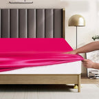 HADI LONDON Luxury Satin Bedding Set 4/6 Piece – Duvet Cover, Fitted Sheet & Pillowcases | Single Double King Super King