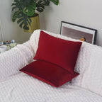 Hadi London Luxury Velvet Cushion Cover 30x51cm – Soft Rectangular Lumbar Pillow Cover for Sofa & Bed