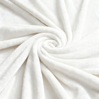 Hadi London Plain Fleece Throw Blanket – Super Soft Warm Lightweight Sofa & Bed Blanket