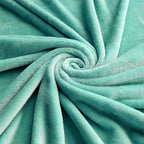 Hadi London Plain Fleece Throw Blanket – Super Soft Warm Lightweight Sofa & Bed Blanket