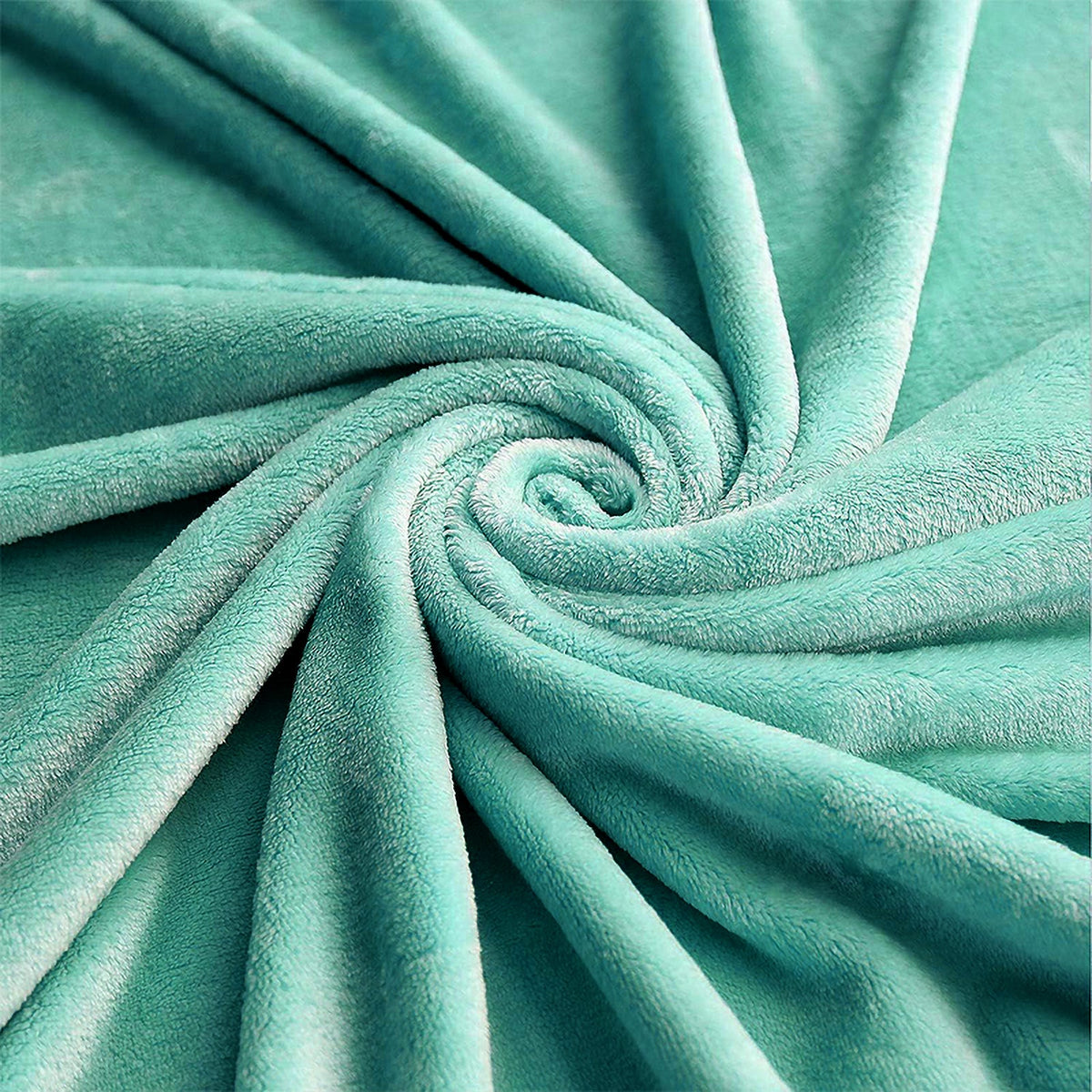 Hadi London Plain Fleece Throw Blanket – Super Soft Warm Lightweight Sofa & Bed Blanket