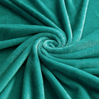 Hadi London Plain Fleece Throw Blanket – Super Soft Warm Lightweight Sofa & Bed Blanket