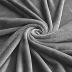 Hadi London Plain Fleece Throw Blanket – Super Soft Warm Lightweight Sofa & Bed Blanket