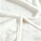 Hadi London Plain Fleece Throw Blanket – Super Soft Warm Lightweight Sofa & Bed Blanket