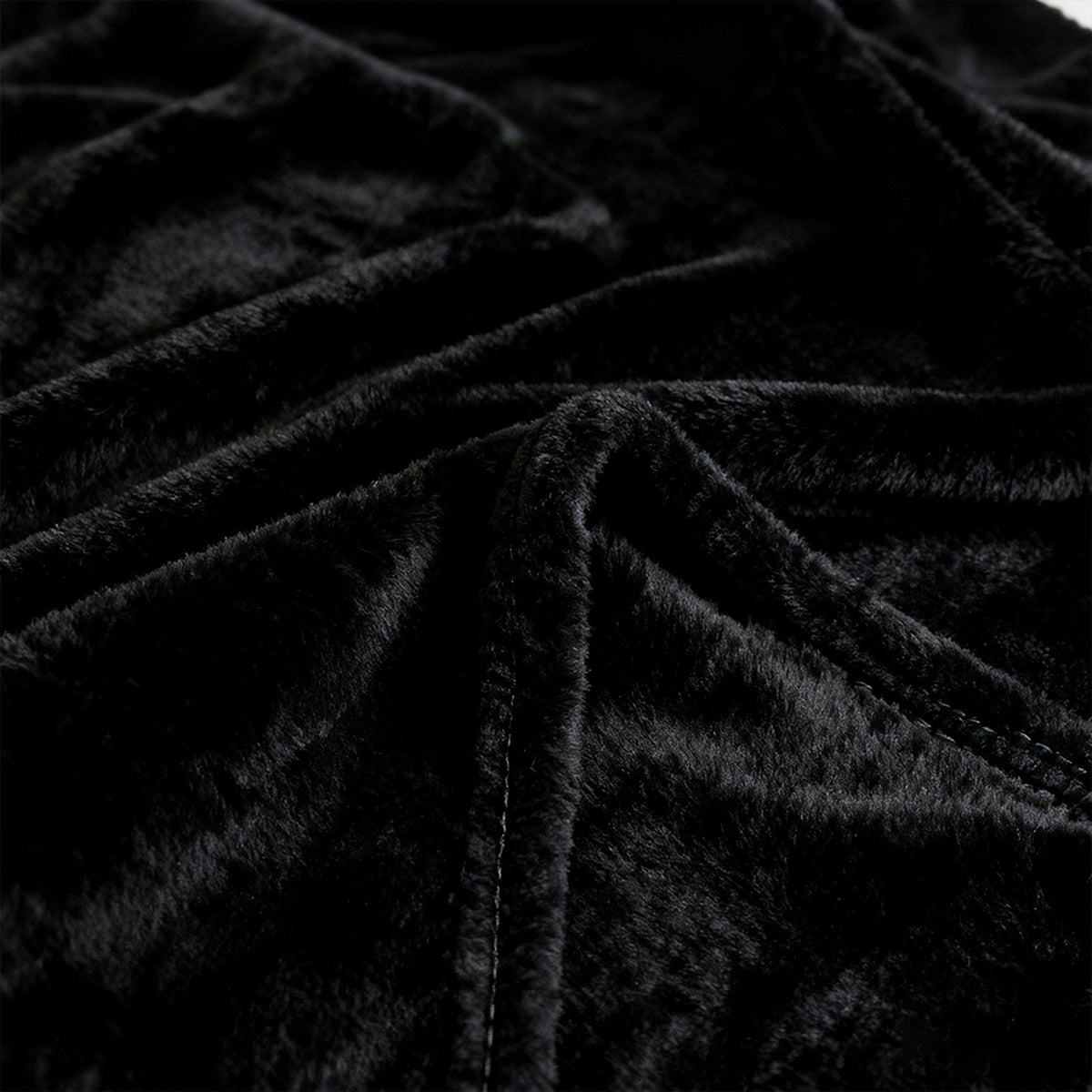 Hadi London Plain Fleece Throw Blanket – Super Soft Warm Lightweight Sofa & Bed Blanket