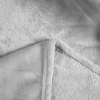 Hadi London Plain Fleece Throw Blanket – Super Soft Warm Lightweight Sofa & Bed Blanket