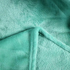 Hadi London Plain Fleece Throw Blanket – Super Soft Warm Lightweight Sofa & Bed Blanket