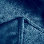 Hadi London Plain Fleece Throw Blanket – Super Soft Warm Lightweight Sofa & Bed Blanket