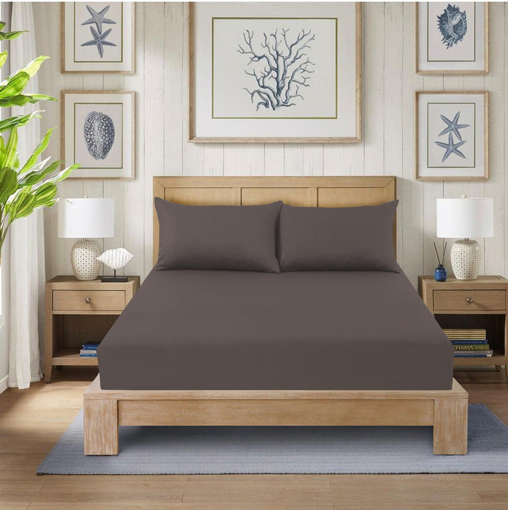 Hadi London 25cm Deep Fitted Sheet | Soft Microfibre Bed Sheet