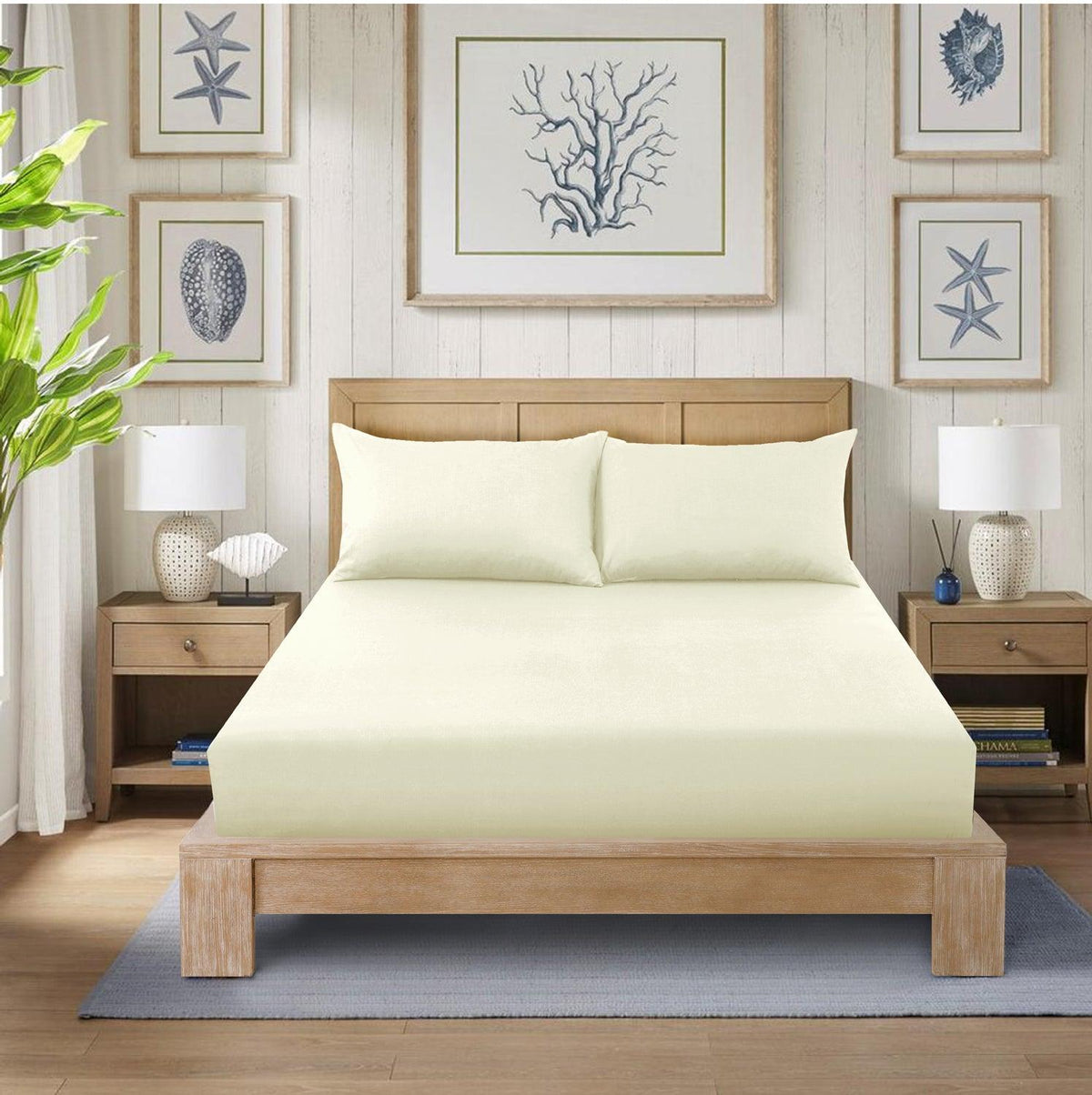Hadi London 25cm Deep Fitted Sheet | Soft Microfibre Bed Sheet