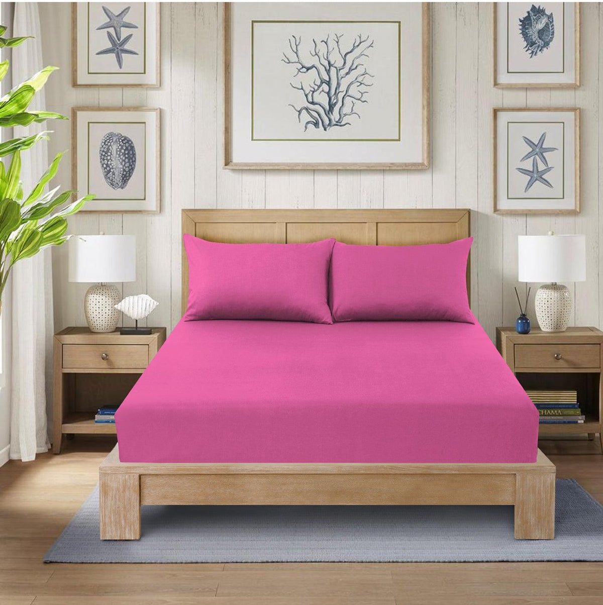 Hadi London 25cm Deep Fitted Sheet | Soft Microfibre Bed Sheet