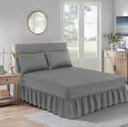 Extra Deep Valance Fitted Bed Sheet | Polycotton Frilled Bed Sheet